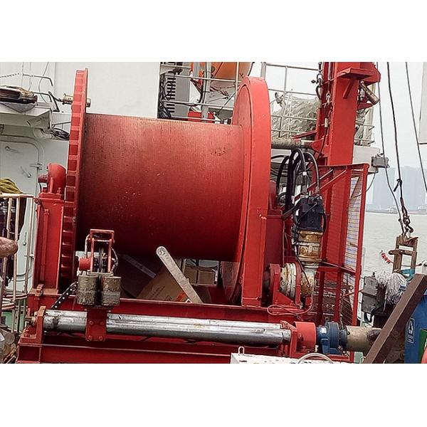 High Efficient 20 Ton Anchor Marine Electric Winch With Spooling Device