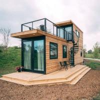 casa residencial de envío pre construida extensible del envase de los 20ft para el apartamento