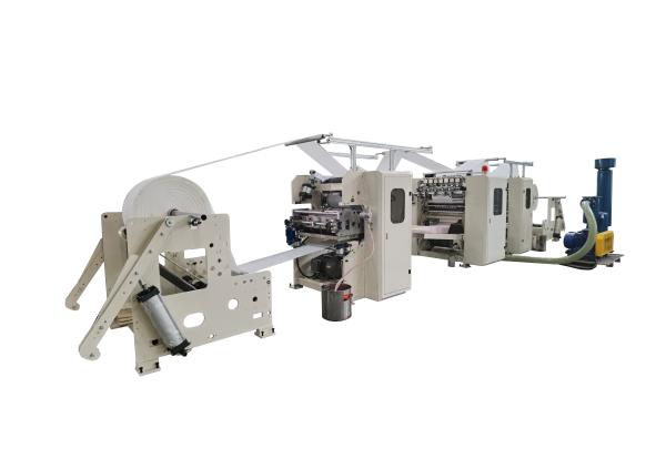 Good Quality V Fold Glue Lamination Disposable Hand Towel Paper Making Machine 80-100 M/Min