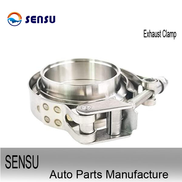 IATF16949 Stainless Steel Exhaust Clamps Auto Exhaust Parts High Performance