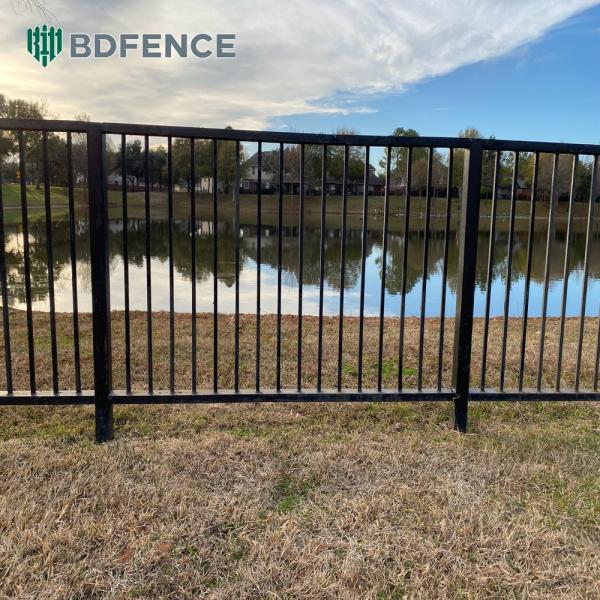 Готовые к сборке трубчатые стальные детали забора с порошковым покрытием