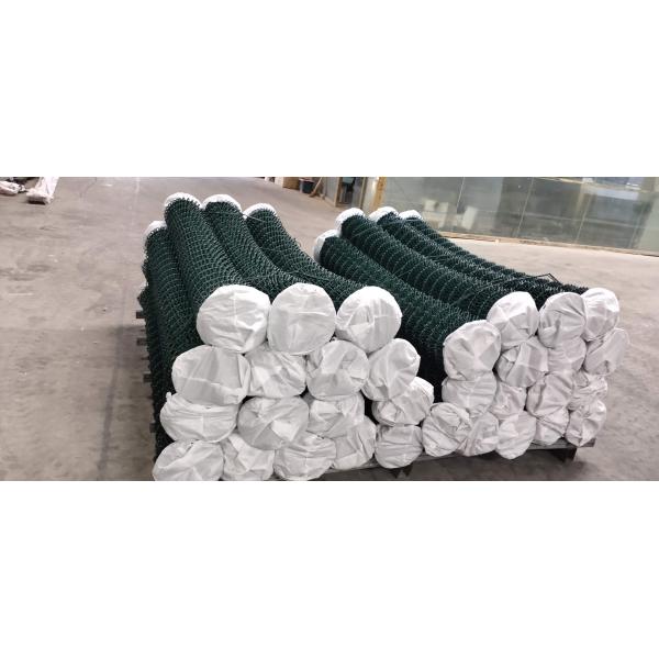 Горячая окунутая гальванизированная ткань загородки звена цепи 6x10 Ft 9 покрашенная датчиком для спорт баскетбола