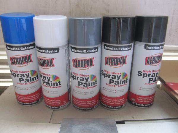 interior de alto brilho geral da finalidade da pintura à pistola do aerossol 400ml/aplicado exterior
