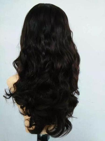 Factory Price Front Lace Natural Wavy Unprocessed Brazilian Virgin Human Hair Jewish Wigs  Kosher Wigs for Women Sheitel