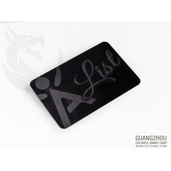 Высокие лоснистые штейновые черные визитные карточки металла, черные металлические визитные карточки