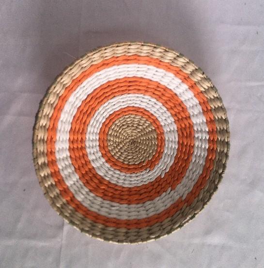 2021 new design High quality Wholesale seagrass wicker wall baskets wall plates hanging decor items