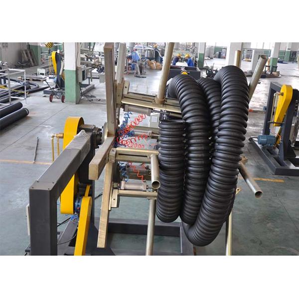 ID 200mm производственной линии трубы из волнистого листового металла PE PP одностеночный