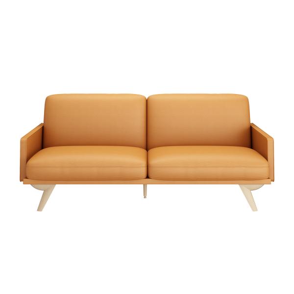 Light luxury design of Hotel sofa set by 1+2+3 Seat Sofas made Leather upholstered for Lobby recepetion furniture