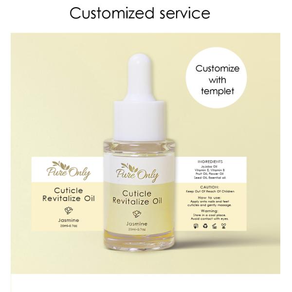 1 kg/5 kg d'huile de cuticule d'ongle en vrac Logo de l'huile de cuticule d'ongle parfumée personnalisée Cuticule d'huile de cuticule de fruits à kératine naturelle enrichie de parfum