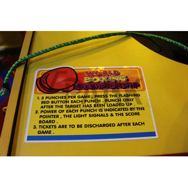 Indoor Sport Games World Boxing Championship Strength Test Adults Arcade Machine