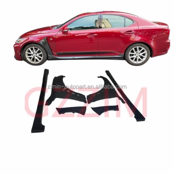 Lexus IS 2006-2012 Upgrade To GSF Stylish Front Rear Bumper Side Skirt Body Kits