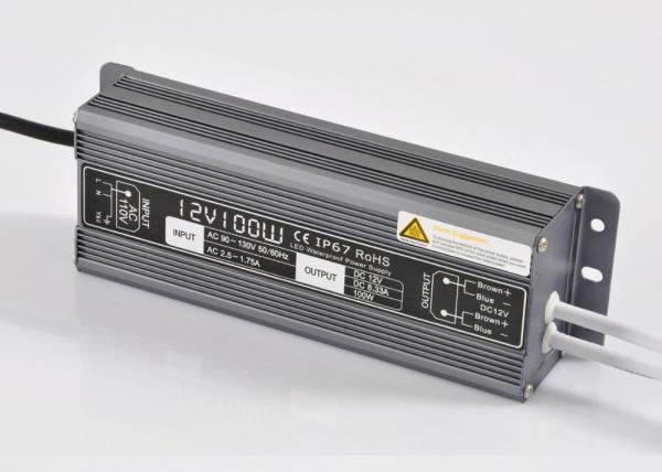 100W 12v a mené le conducteur de lumière de bande, IP67 imperméabilise le transformateur mené de conducteur