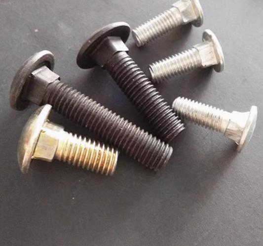 High Strength Carriage Bolts Painted Carriage Bolts Half Round Head square Neck Bolts Goods in Stock