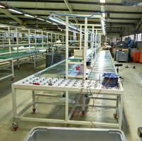 200 kg Load Capacity Cleanroom Roller Conveyor Line For Semiconductor PLC/Manual Control System