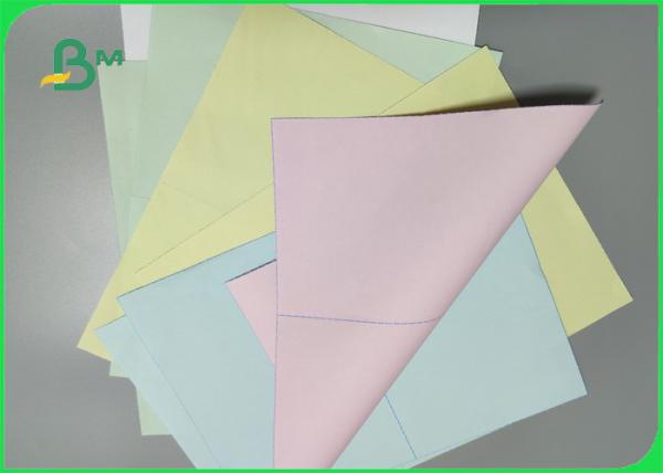 Folha de papel sem carbônio da cor sem revestimento de 48g 50g para o banco liso