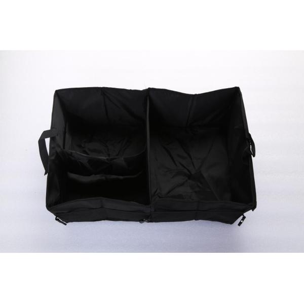Waterproof Black Color Foldable Car Trunk Organizer With Large Size Capacity