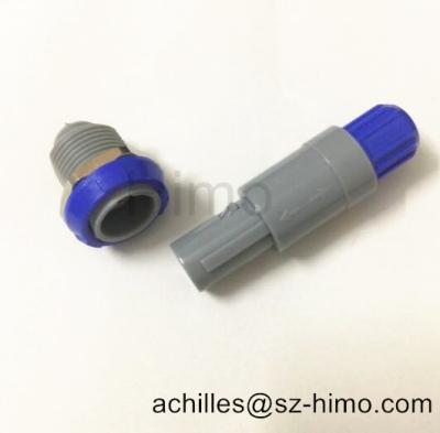 Wholesale High Quality Push Pull Self-Latching Red Color PAGPKG 1P Series Male And Female 2pin Redel Medical Connector