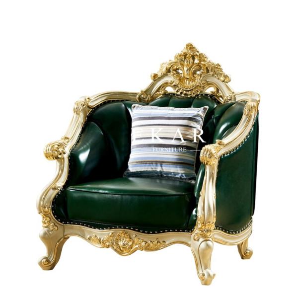 Classic Luxury Wooden Design Furniture Living Room Sofa Set