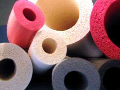 Small Diameter Silicone Coloured Foam Tubes Non Toxic For Water And Fluid Lines