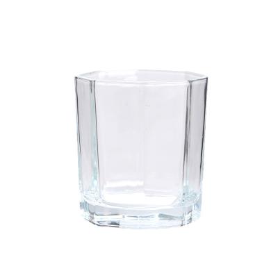 Crystal Clear Glass Drinking Cups 7OZ For Drinking Scotch Vodka
