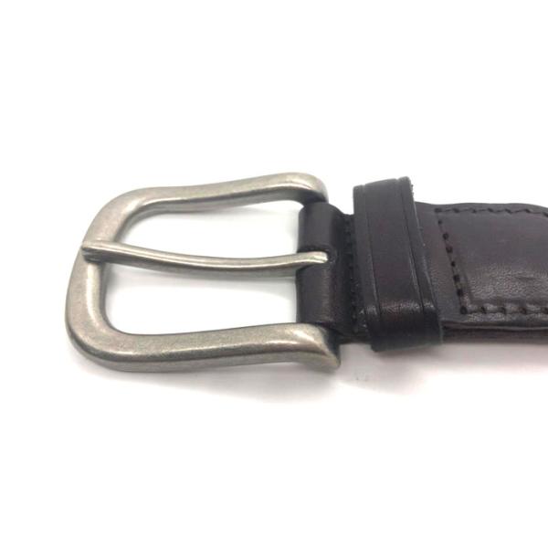Mens Business Casual Cow Leather Bradied Belt Without Holes