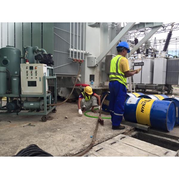 ABB Insulation Oil Dehydration Machine For Transformer Substation , Weather Proof Cover And Trailer