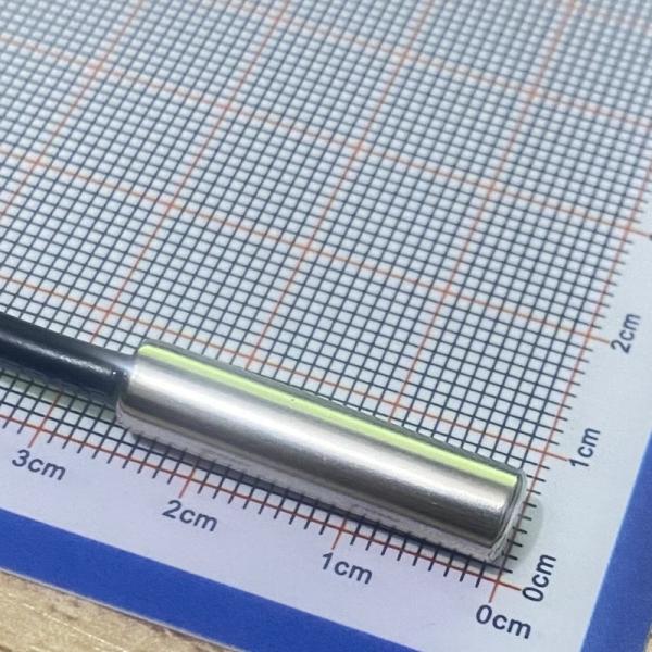 6x25mm Nickel Plated Brass Housed DS18B20 Temperature Sensor GX18B20 Digital Sensor With 50mm 26AWG 3 Core Cable