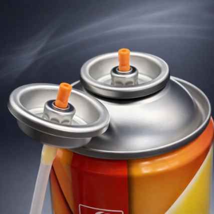 High-Adhesion Foam Cleaner Aerosol Valve with Protective Cap Set