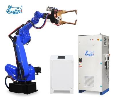 HWASHI 165KG Payload Robot for Mild Steel Drawer Resistance Spot Welding Equipment