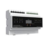 o módulo de controle da iluminação 0-10V ajusta-se - acima através do painel frontal/através do software