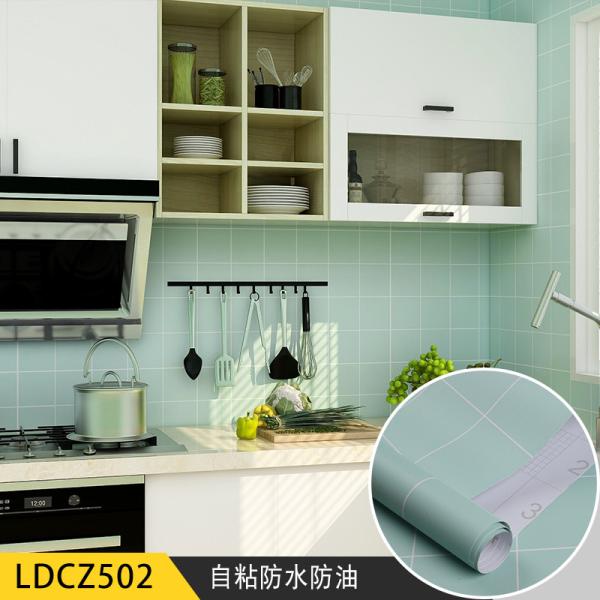 Moisture-Proof Ceramic Tiles 3D Wallpaper for Kitchen Wallpaper Bathroom 3d Wall Stickers