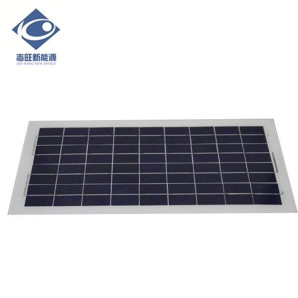 o painel solar do silicone poli de 15W 18V para o vidro home do sistema ZW-15W-18V das energias solares laminou o painel solar