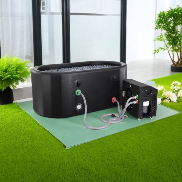 Настраиваемая портативная PVC надувная холодная ванна с холодильником, складная ванна для взрослых на льду