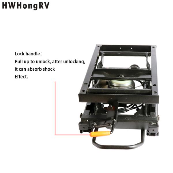 Air suspension truck seat system with Air shock absorber
