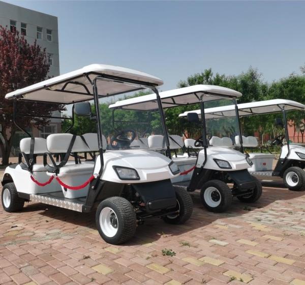 2022 hot sell 4 wheel golf cart 4 seats electric golf buggy cheap price good quality  golf trolley