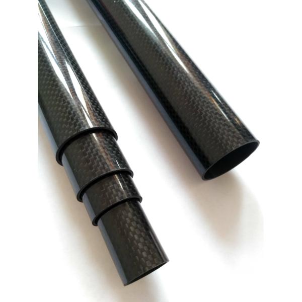 Carbon Fiber Billiard Cue OEM low deflection tacos billiard cue plain UD carbon fiber pro taper cue
