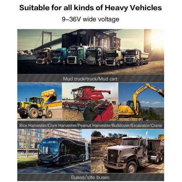 DC12V Front View IR Night Vision Truck CCTV Camera