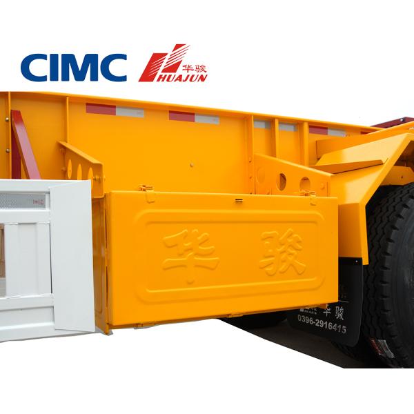 CIMC 2 Axle Skeletal Semi Trailer for 20ft Container 28T Landing Gear 13T Axle Included