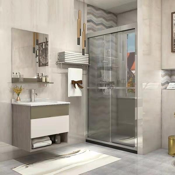 На заказ PVC деревянные 72 дюймовые ванные шкафы ODM