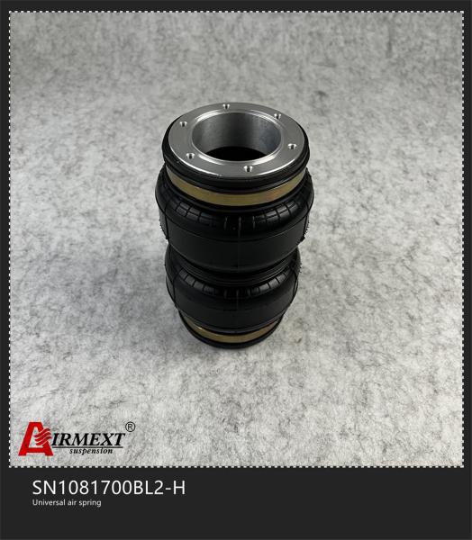 Double Convoluted Airbag Shock Absorber Rubber Air Spring SN108170BL2-H