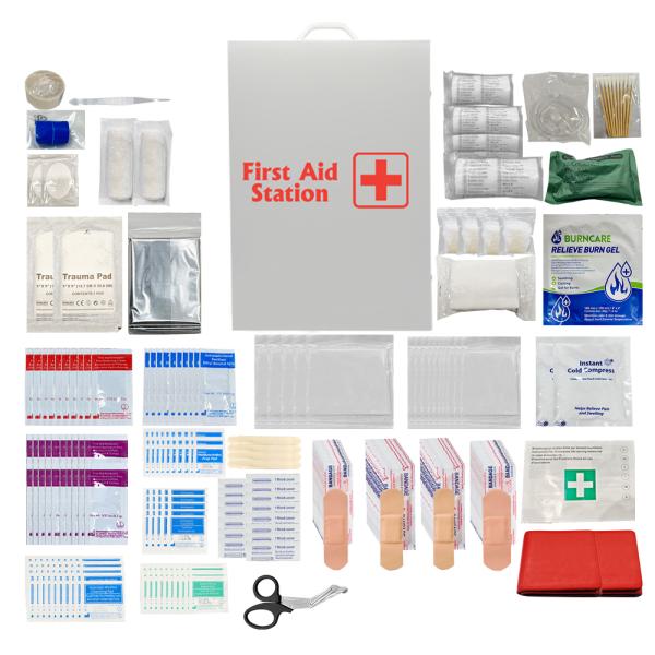 DIN13157 First Aid Cabinets Industrial Site Indoor Outdoor Essential First Aid Station
