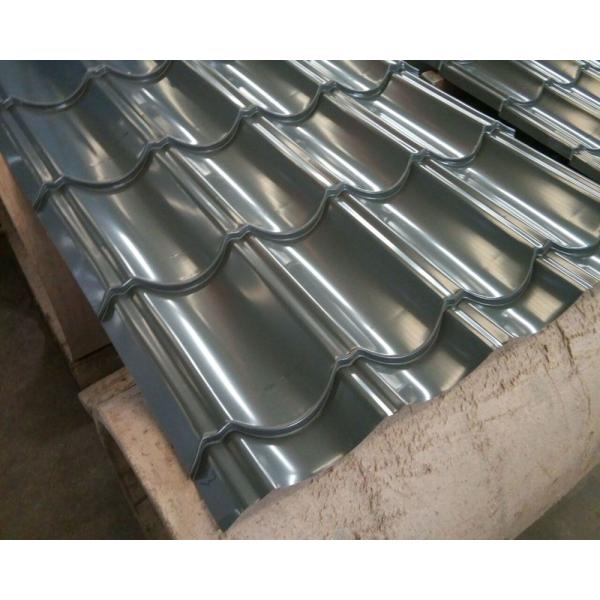 Gray Steel 0.4mm Galvanized Roofing Sheet Glazed Tile Type 28-207-828mm