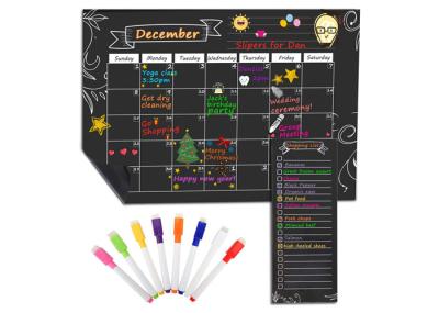 High Quality Chalkboard Length 17 Magnetic Fridge Calendar Magnetic Day Planner For Time Management
