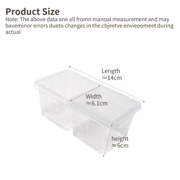 custom pet 2 compartment blister cookie plastic tray with lid