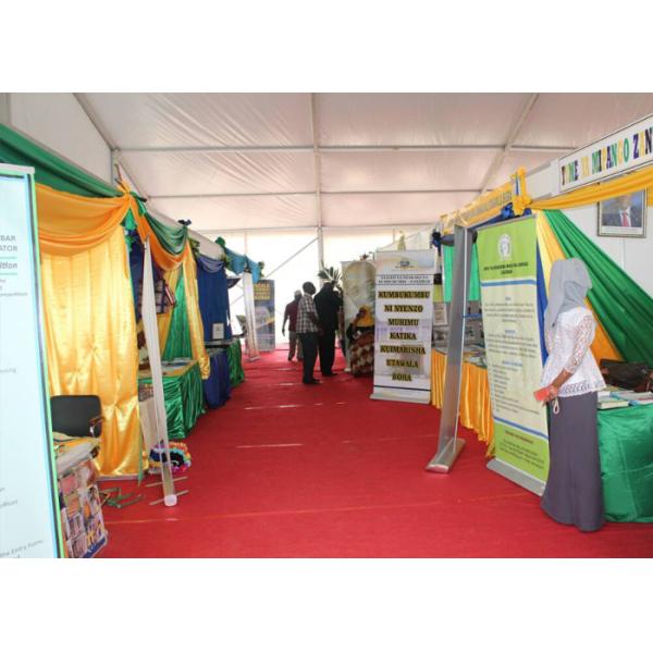 Outdoor Temporary 30x70m Clear Span Tent For Exhibitions