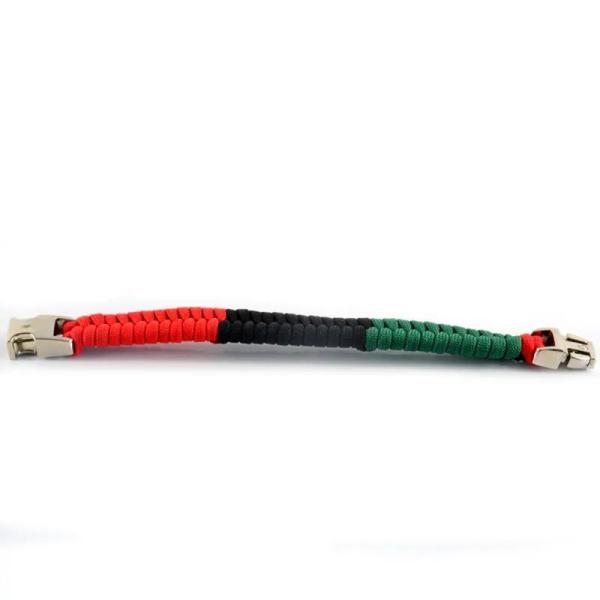 Metal Release Buckle Emergency Paracord Survival Bracelet for Outdoor Adventures