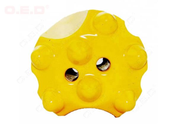 ISO 34mm Small Rock Drill Bits 6 Buttons Tapered Button Bit For Granite