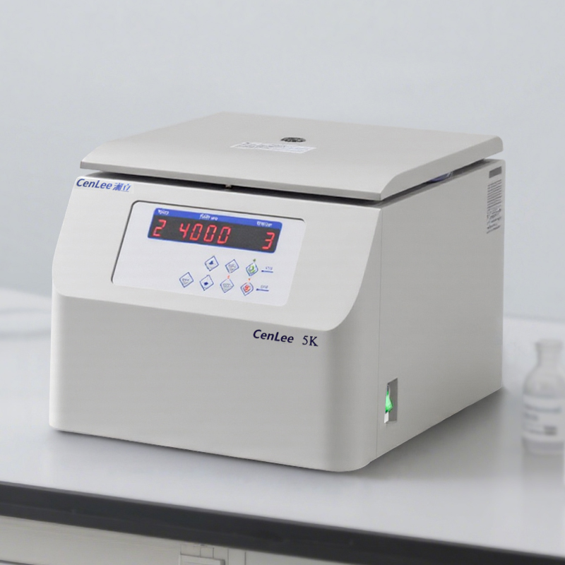 OEM 5000rpm Horizontal Benchtop Centrifuge Machine 4x500ml Large Capacity Wine Cocktail Clarification for Lab Use