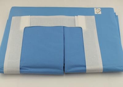 Lithotomy abdominal da cirurgia da laparoscopia de Lap Sterile Disposable Drapes Waterproof