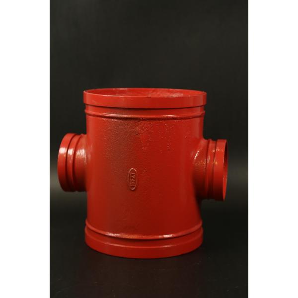 Female End Type 4 Way Pipe Fitting For 1/2 Inch-14 Inch Ductile Iron Pipes